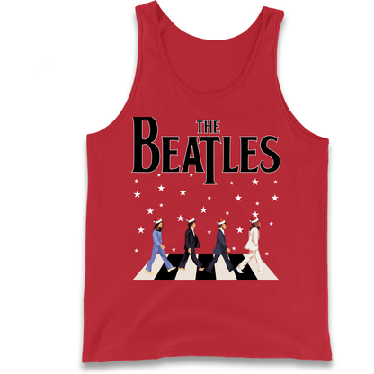 The Beatles Abbey Road Christmas Tank Top