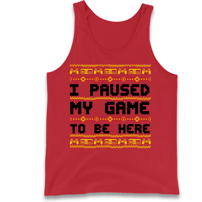 Paused My Game Tank-Top