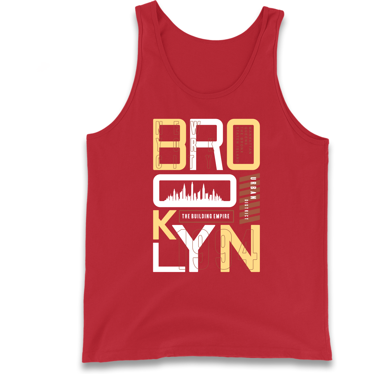 Brooklyn New York Urban District Tank Top