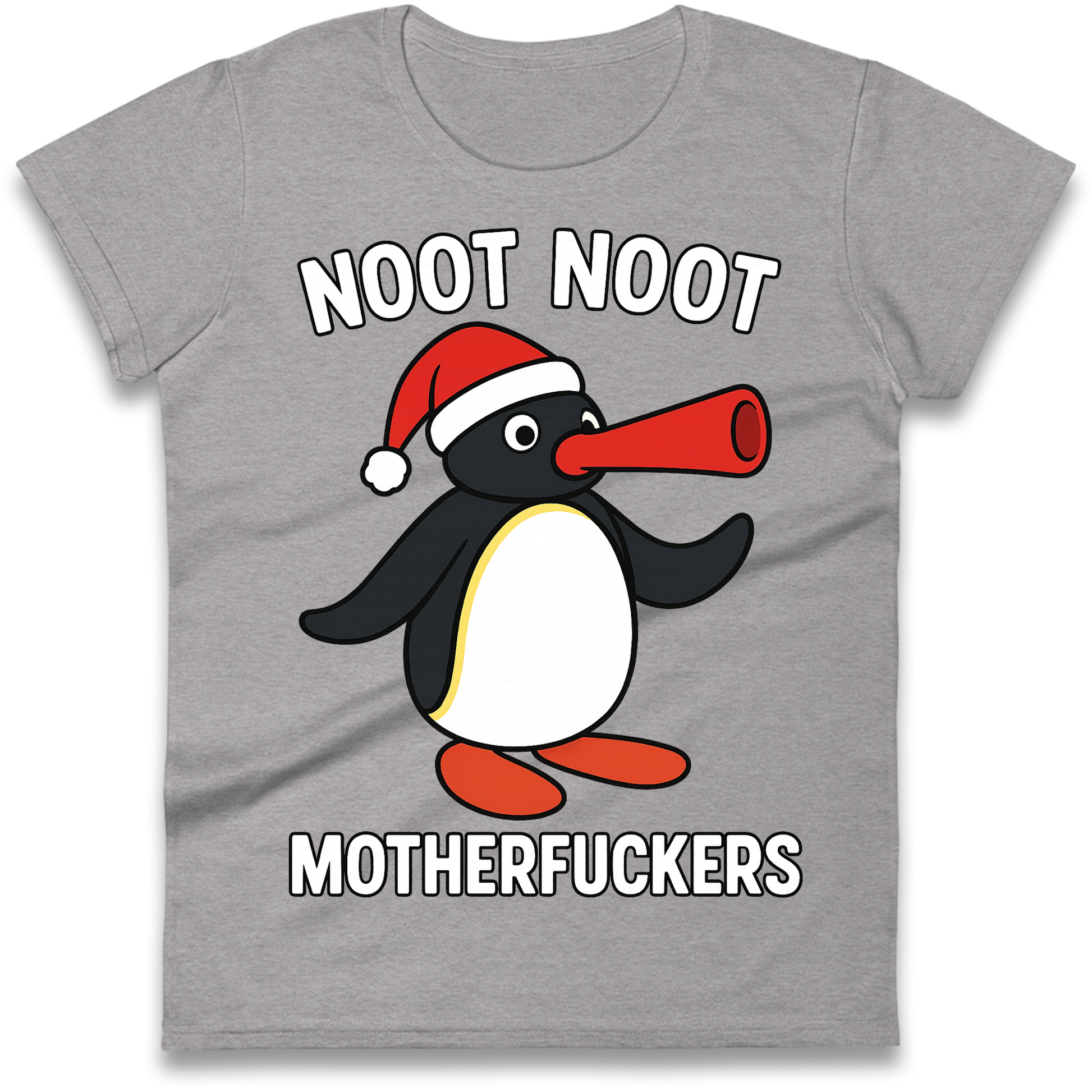 Pingu Christmas Ladies Shirt
