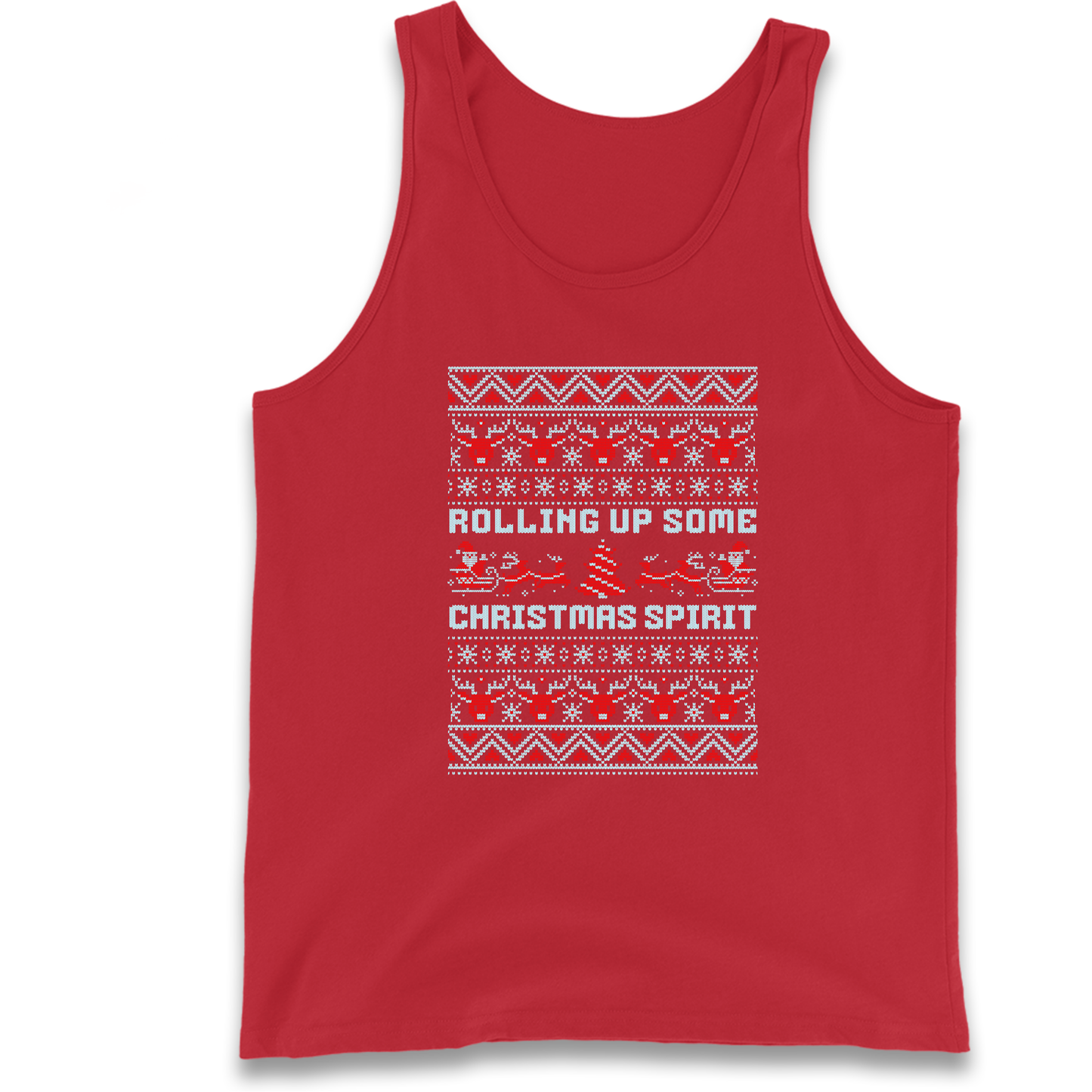 Rolling up Some Christmas Spirit Tank Top