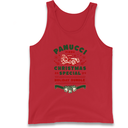 Panucci Pizza Christmas Special Christmas Tank Top