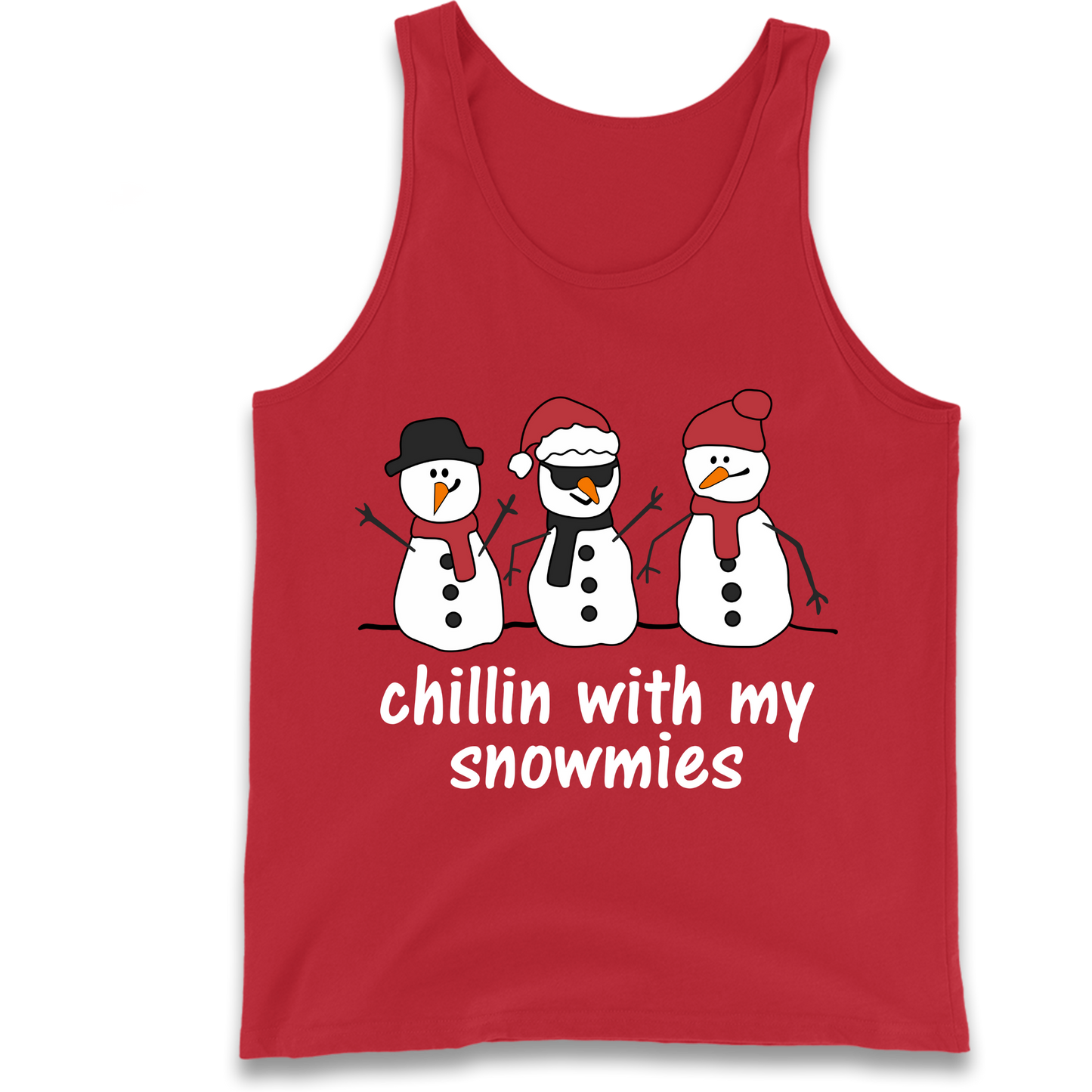 Chillin With My Snowmies Tank Top