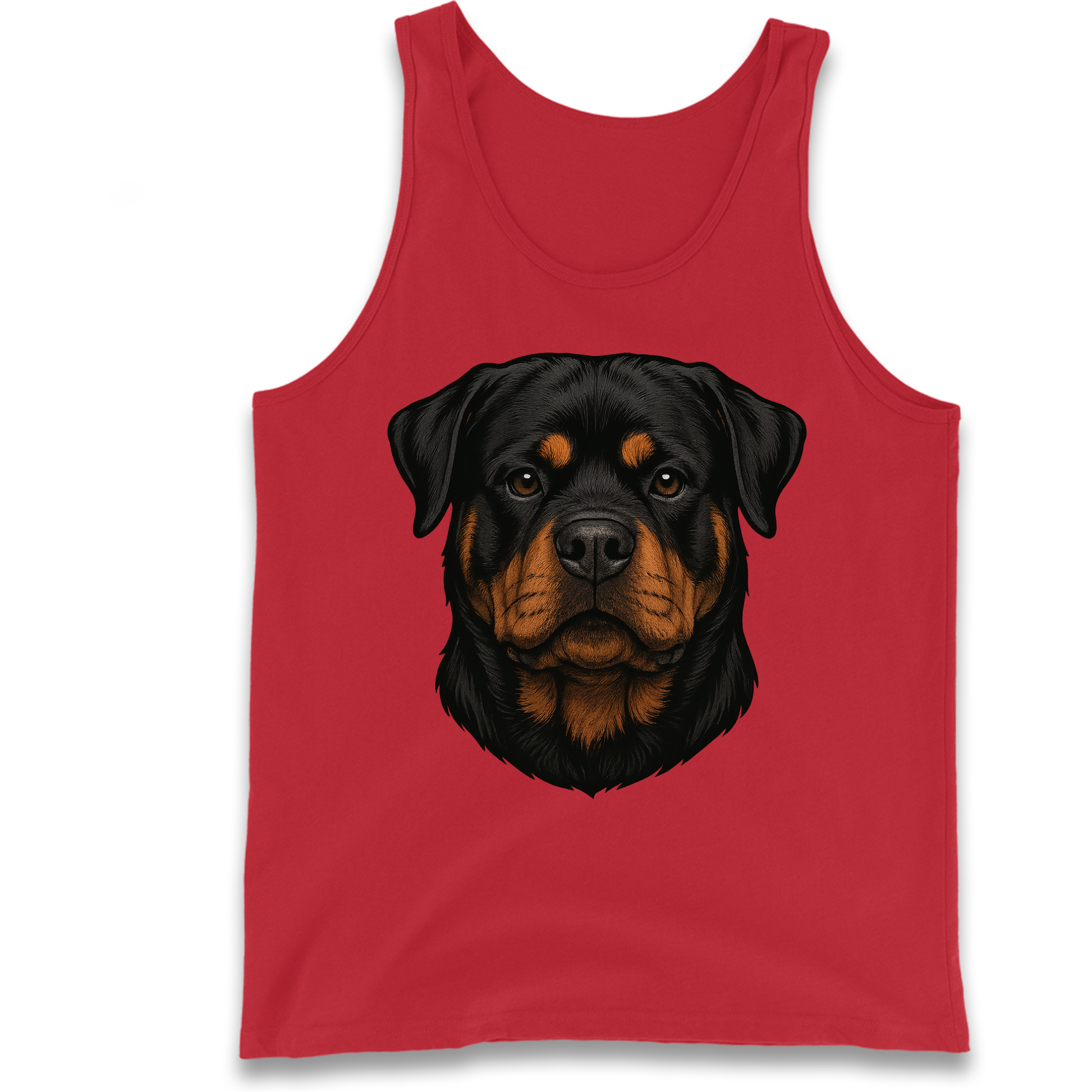 Rottweiler Face Tank Top