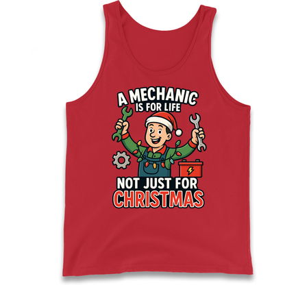 Mechanic Christmas Tank Top