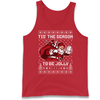 Tis The Season To Be Jolly Christmas Tank Top