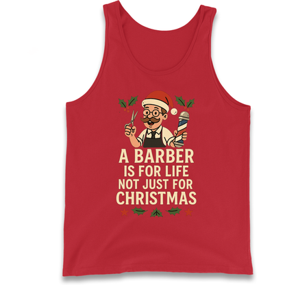 Barber Christmas Tank Top