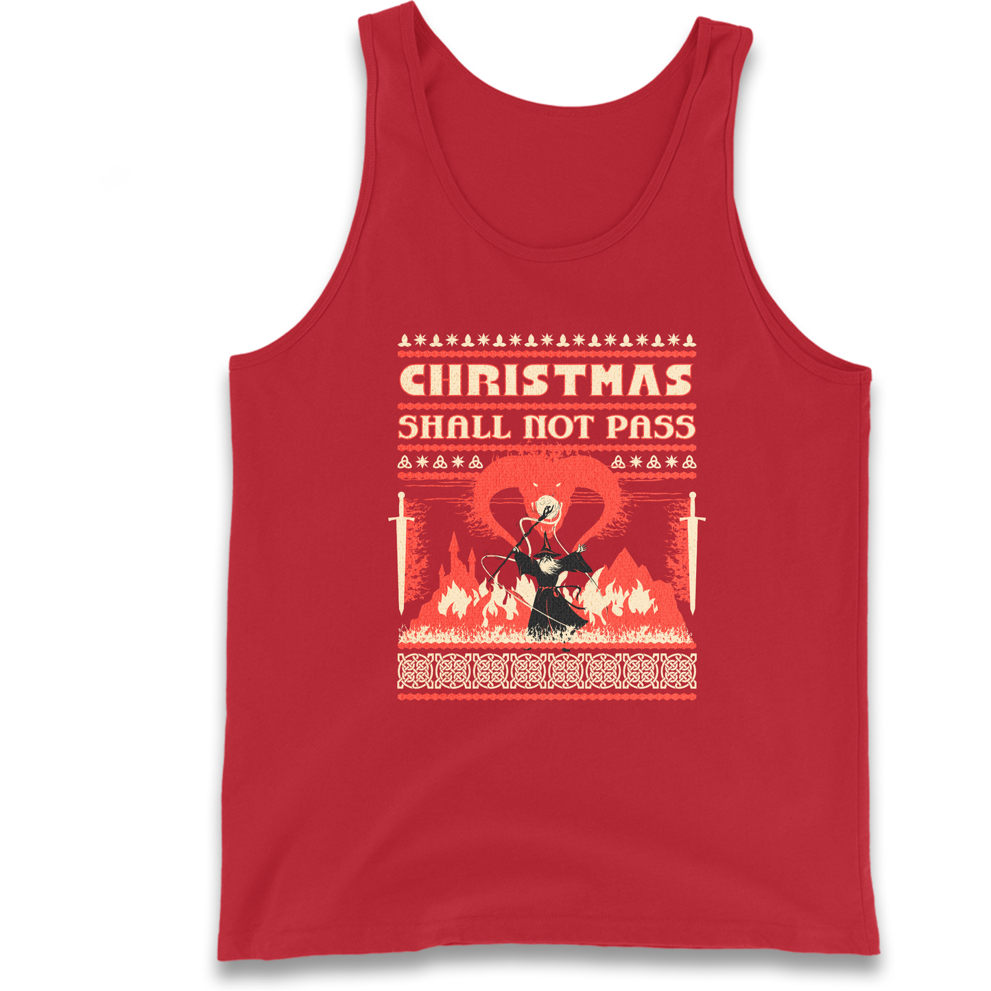 Christmas Shall Not Pass Tank Top