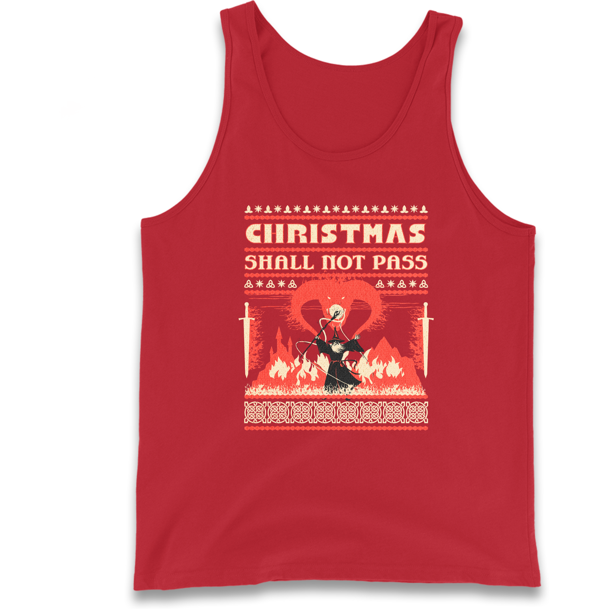 Christmas Shall Not Pass Tank Top