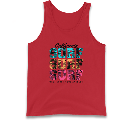 California Surf Surf Surf Tank Top