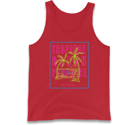 Tropical Beach Paradise Tank Top