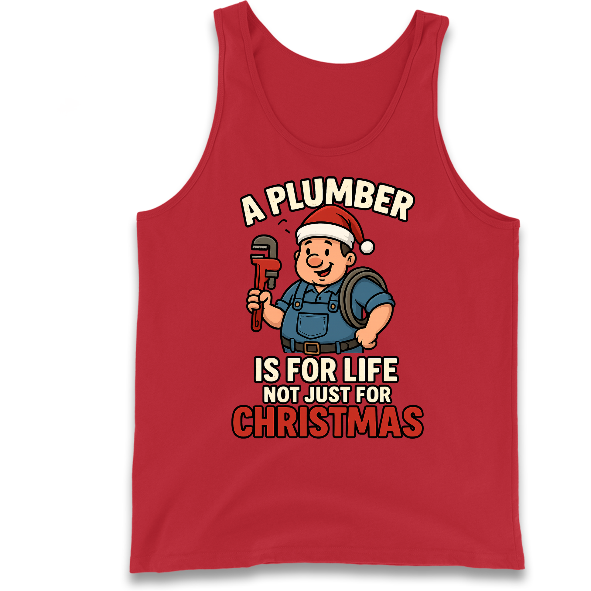 Plumber Christmas Tank Top