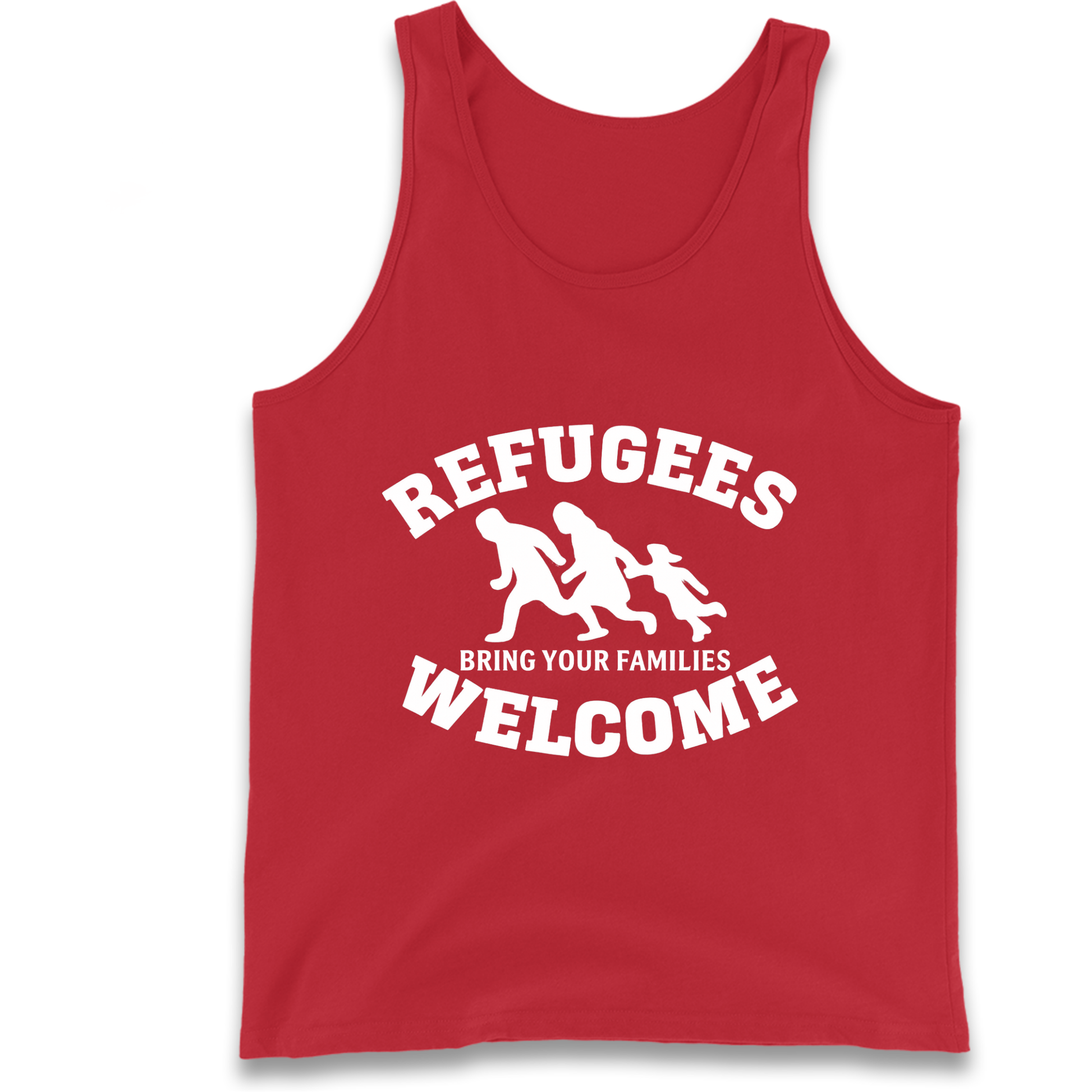 Welcome Refugees Tank Top