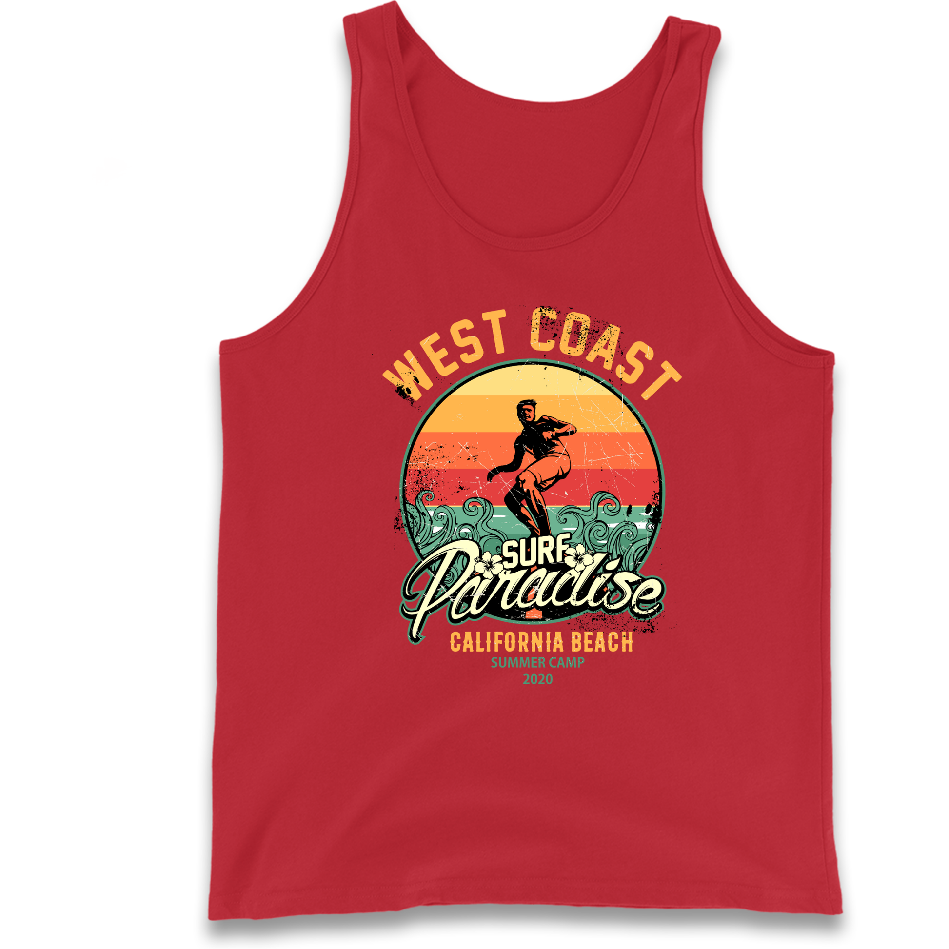 West Coast Surf Paradise Tank Top