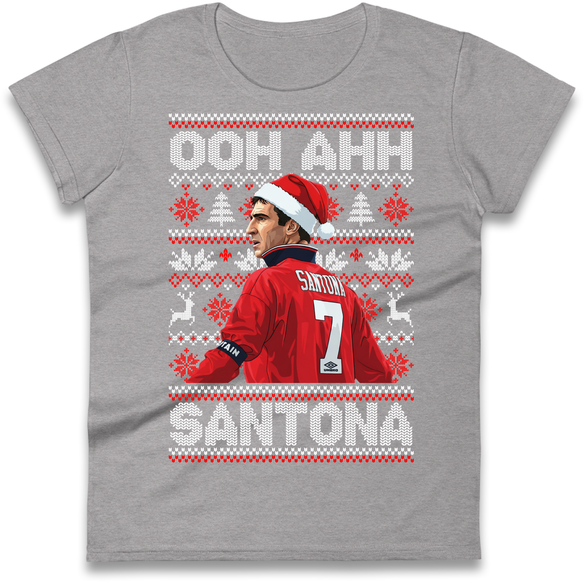 M'nchester United Christmas Ladies Shirt