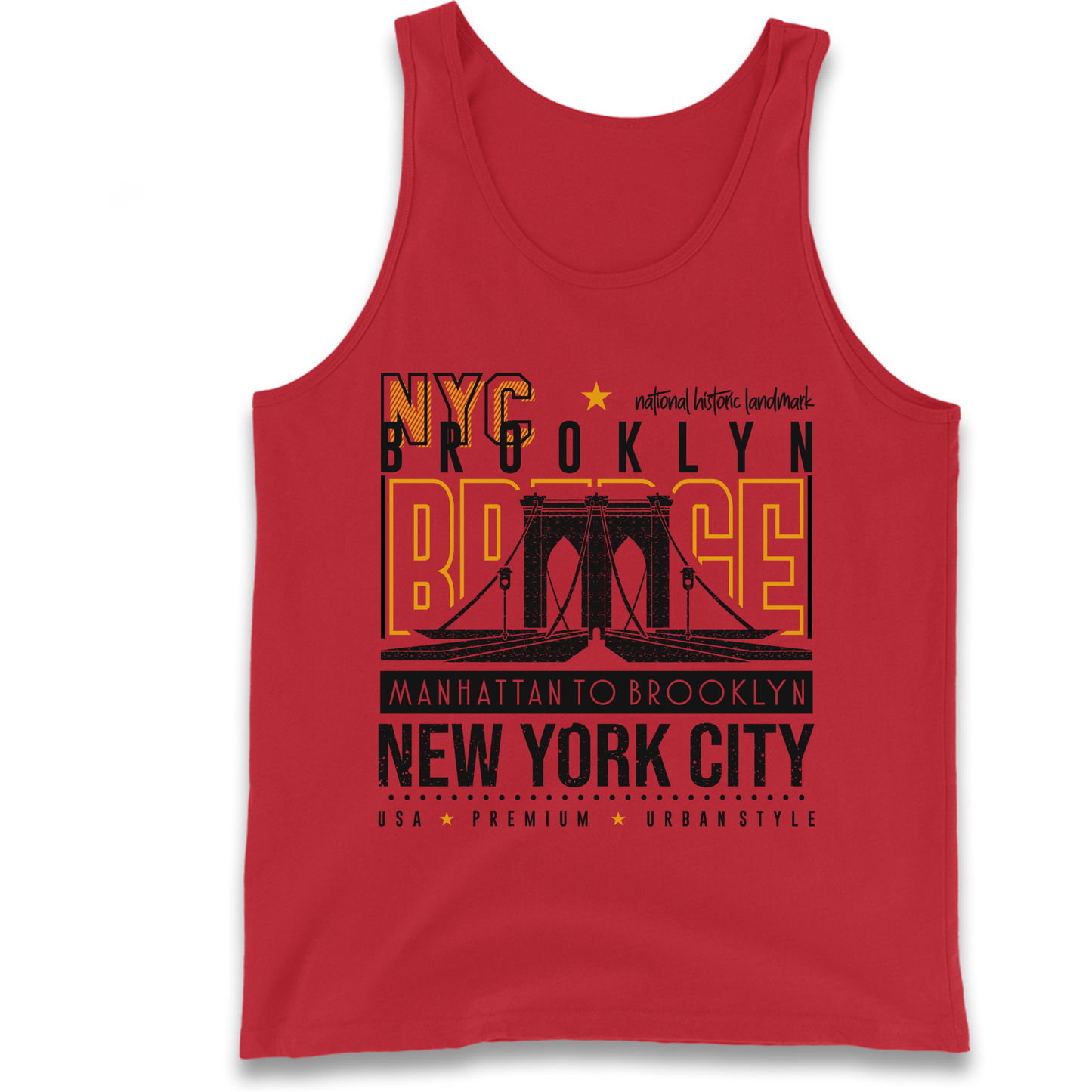 NYC Brooklyn Bridge Tank Top