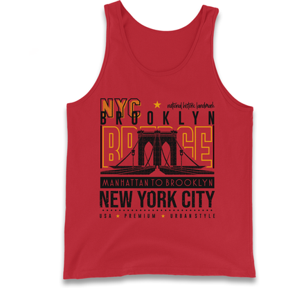 NYC Brooklyn Bridge Tank Top