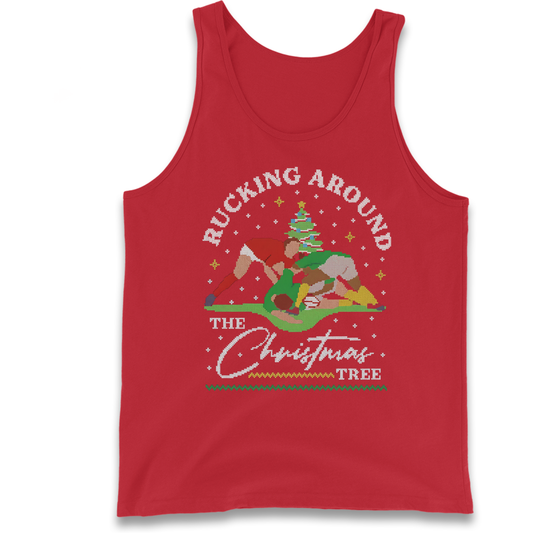 Rugby Christmas Tank Top