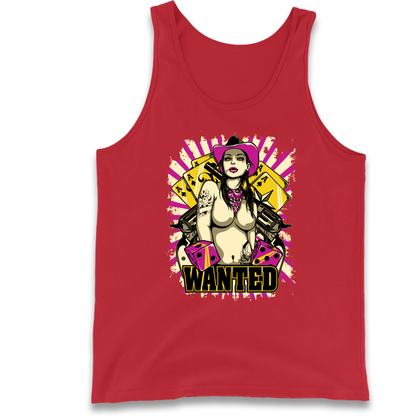 Wanted Ace Of Spades Tank Top