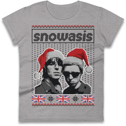Snowasis Union Jack Christmas Ladies Shirt