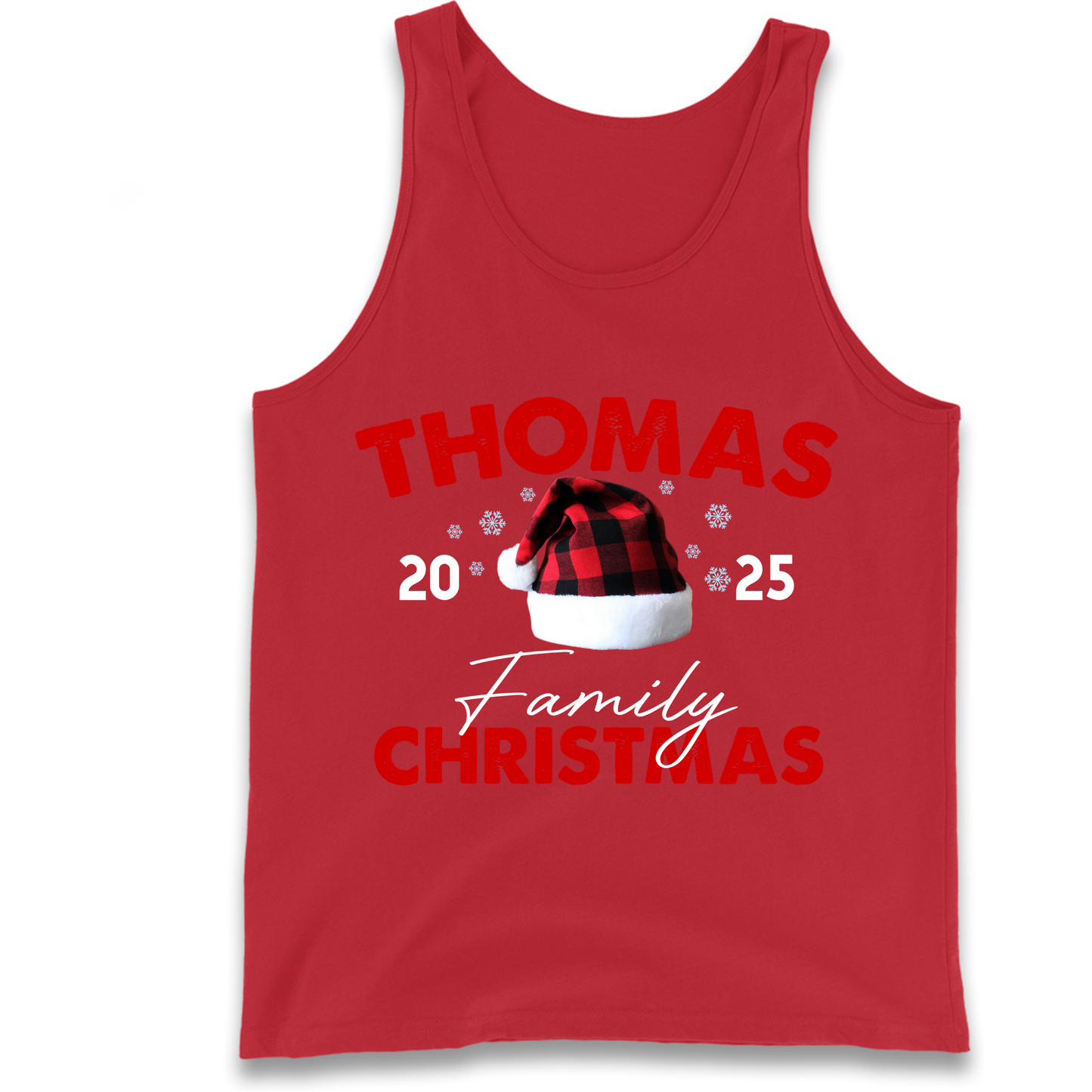 Thomas Family Christmas Tank Top