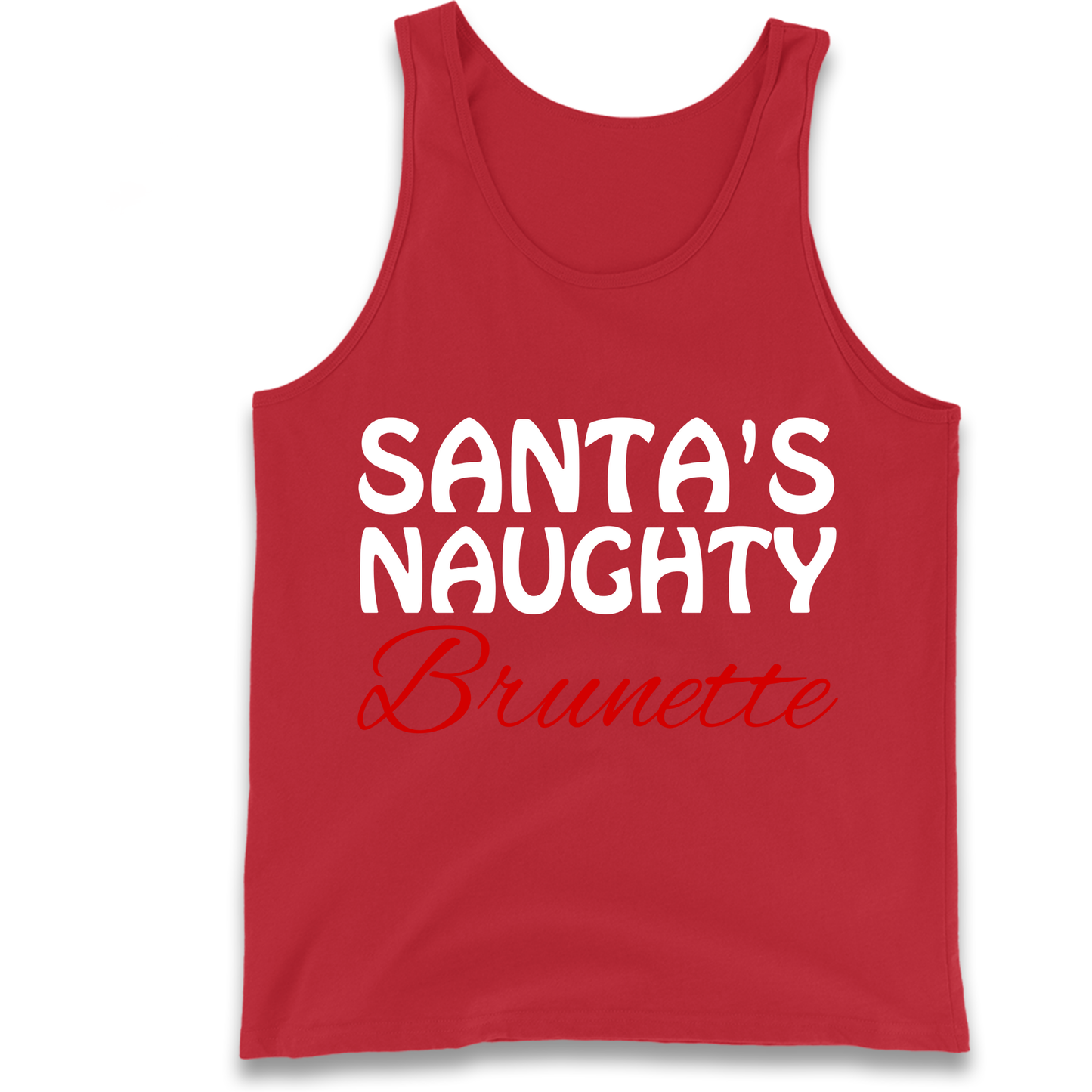 Naughty Brunette Tank-Top
