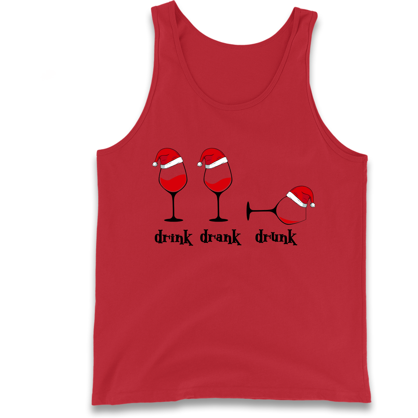 Drink Drank Drunk Tank-Top