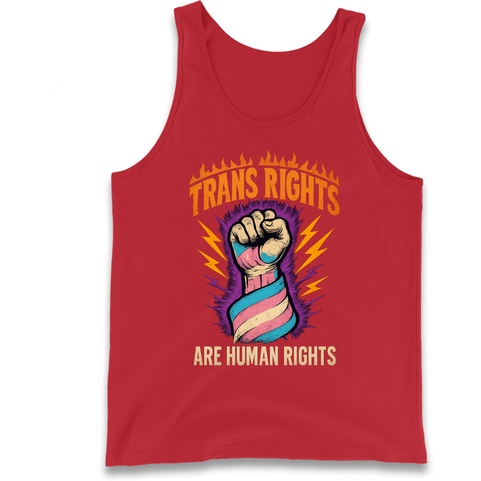 Trans Rights Are Human Rights Tank Top