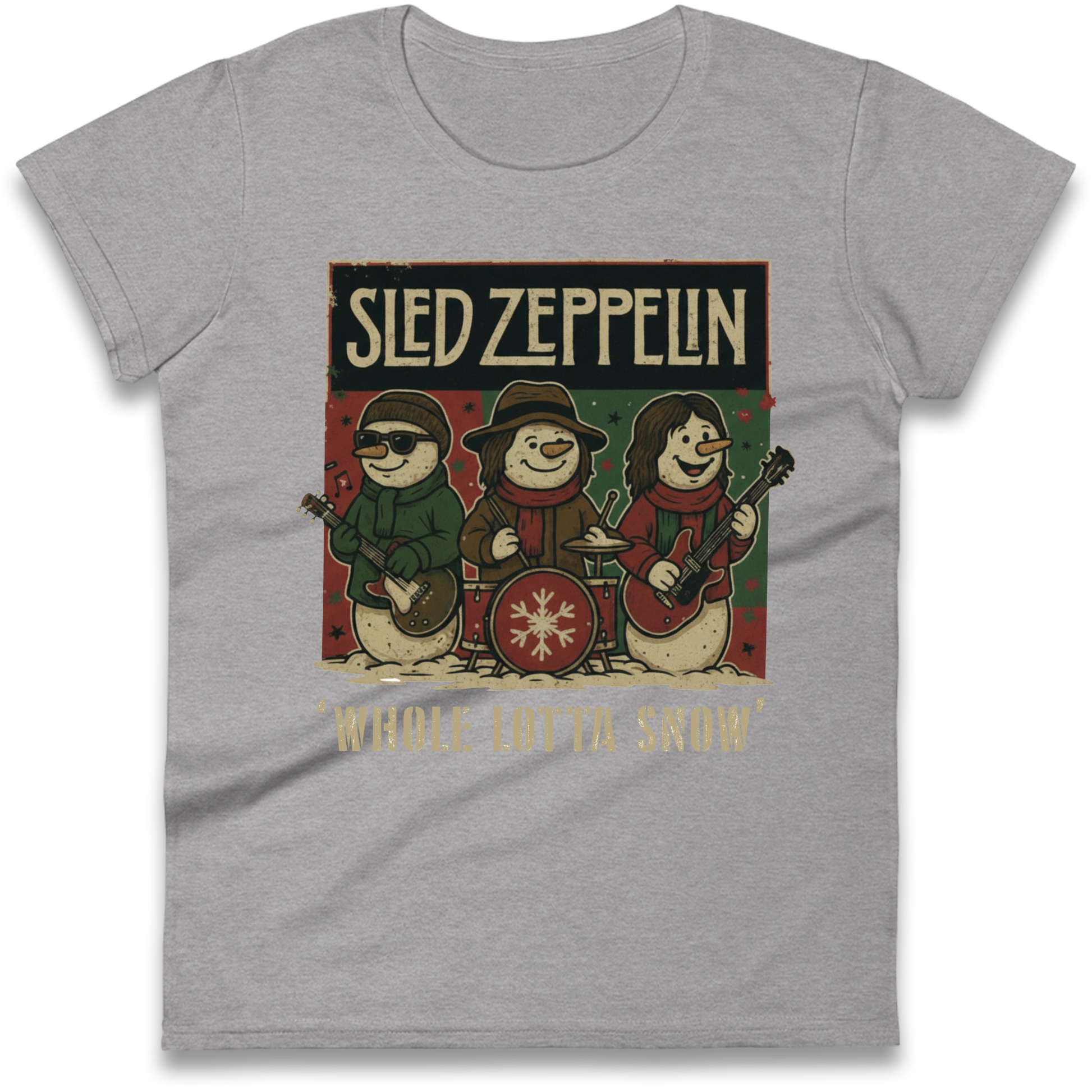 Led Zeppelin Christmas Ladies Shirt