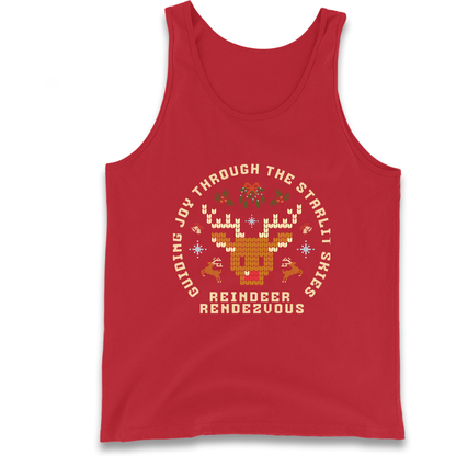 Reindeer Rendezvous Christmas Tank Top