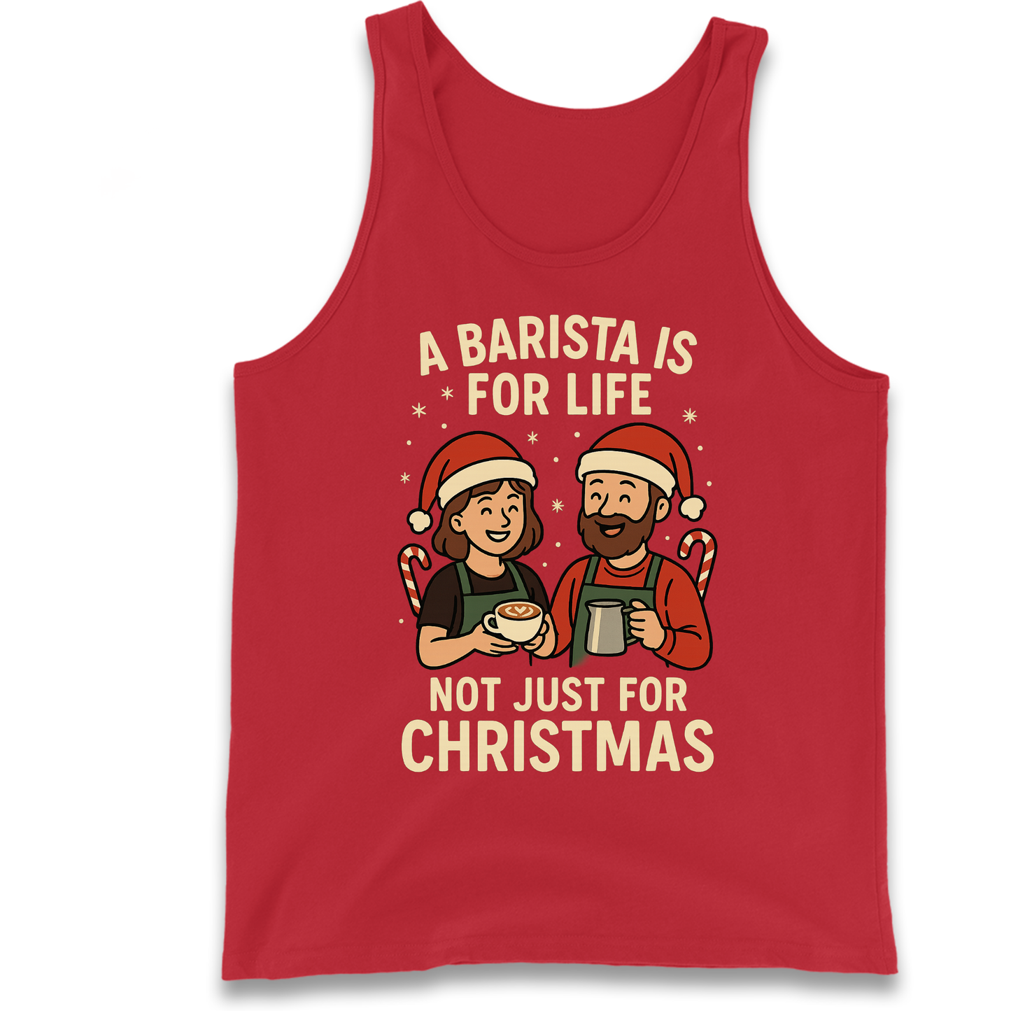 Barista Christmas Tank Top