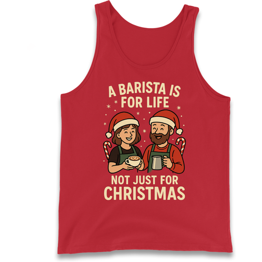 Barista Christmas Tank Top
