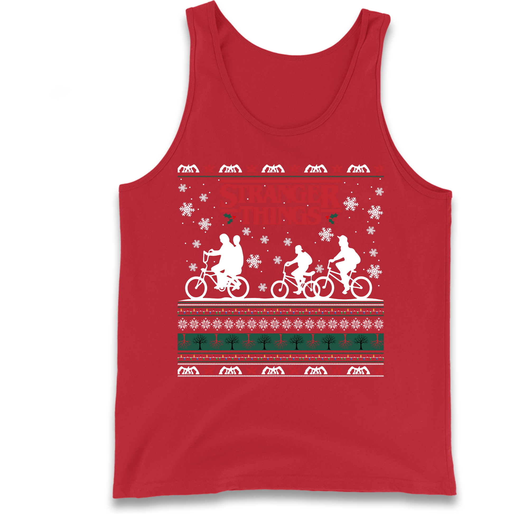 Stranger Things Christmas Tank Top
