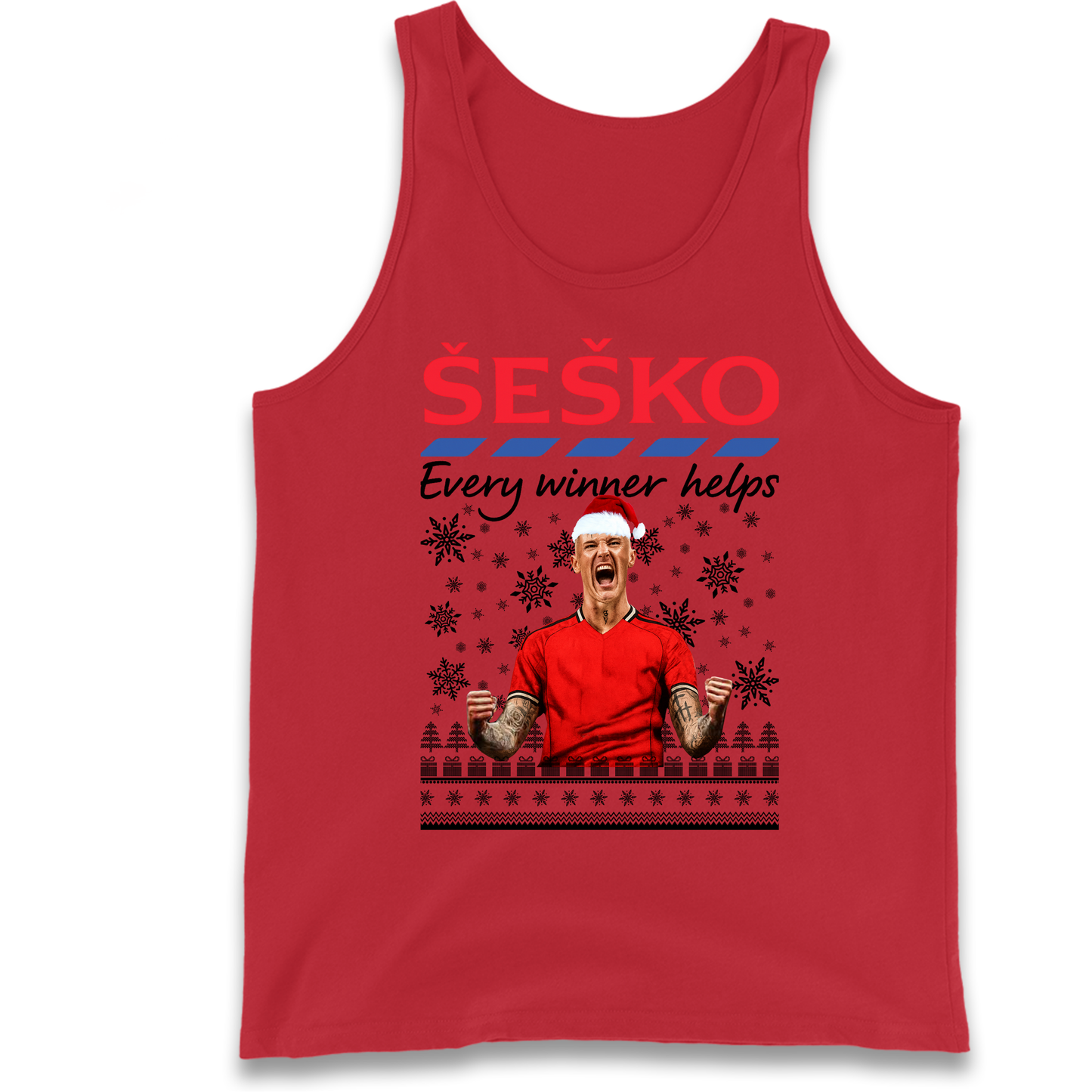 Benjamin Sesko Christmas Tank-Top