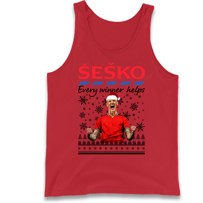 Benjamin Sesko Christmas Tank-Top