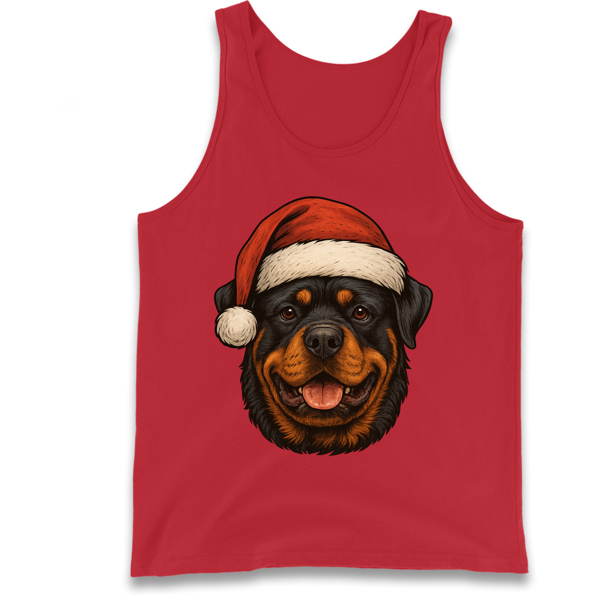 Rottweiler Christmas Tank Top