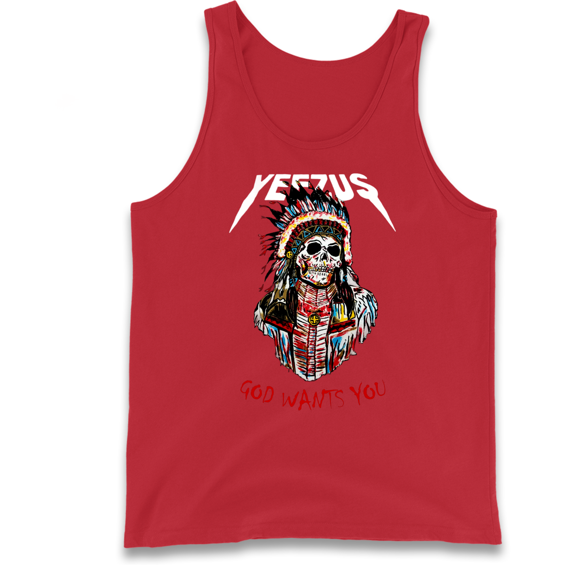 Yeezus God Wants You Tank Top