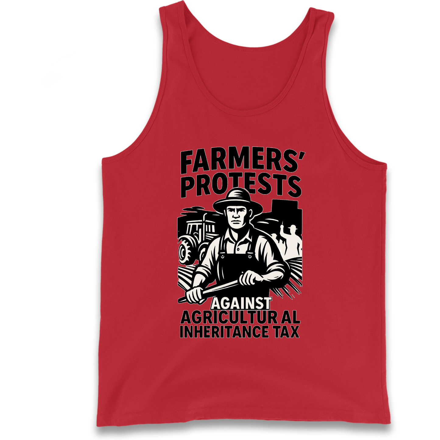 Farmers’ Protests Against Agricultural Inheritance Tax Tank Top