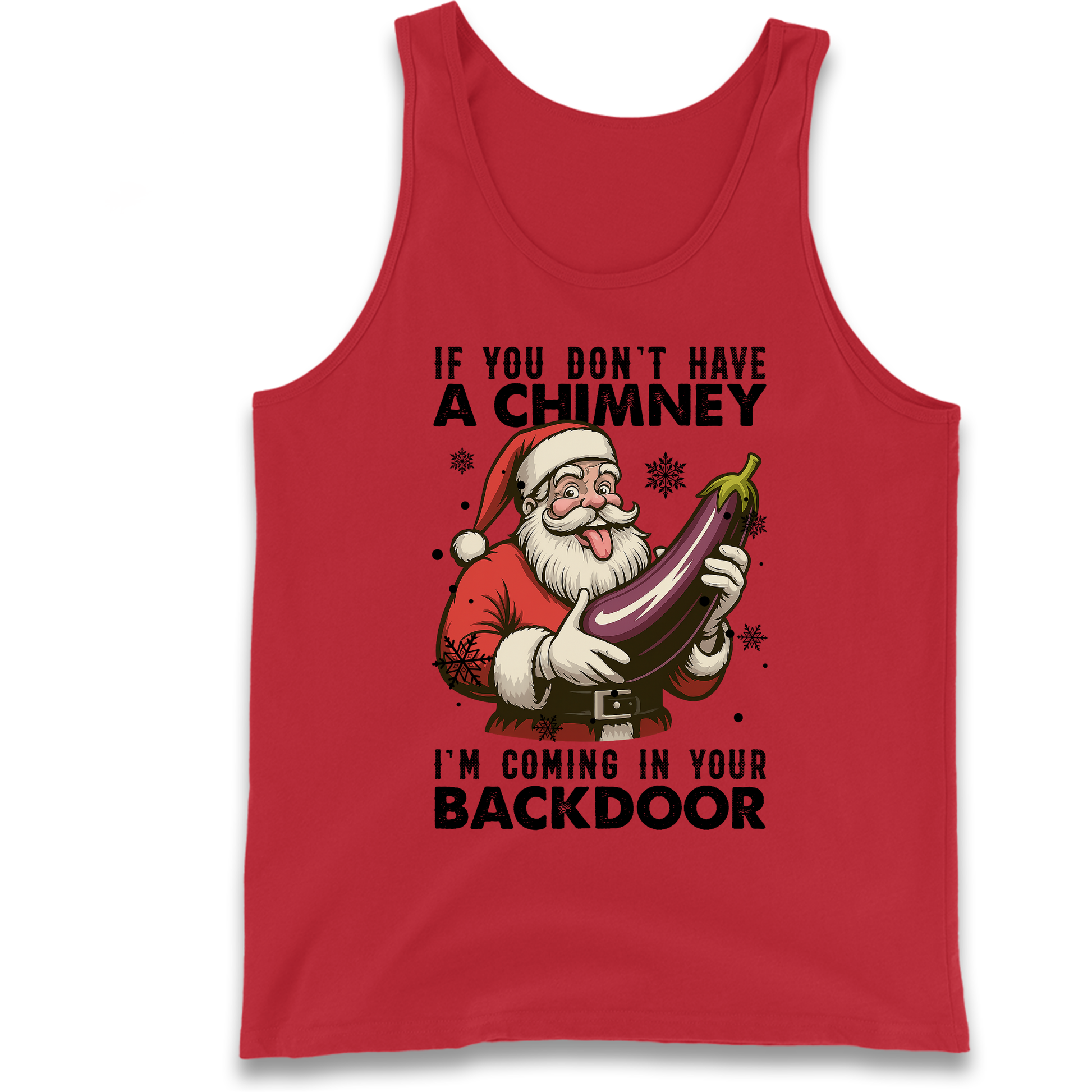 Santa Back Door Tank-Top