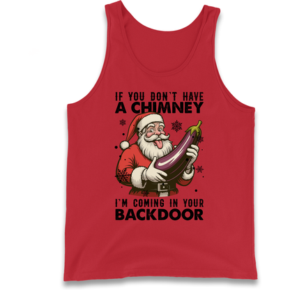 Santa Back Door Tank-Top