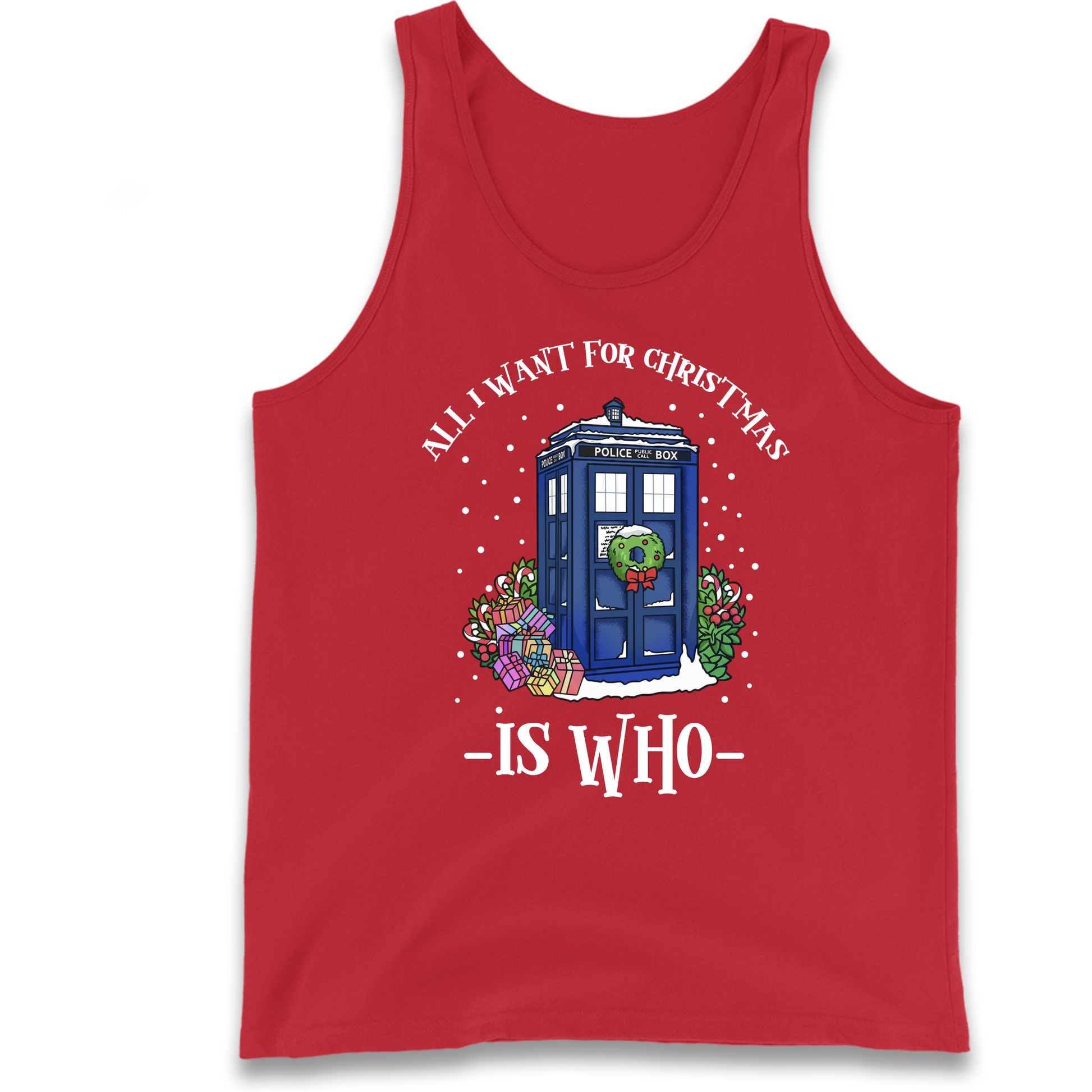 Dr Who Christmas Tank-Top