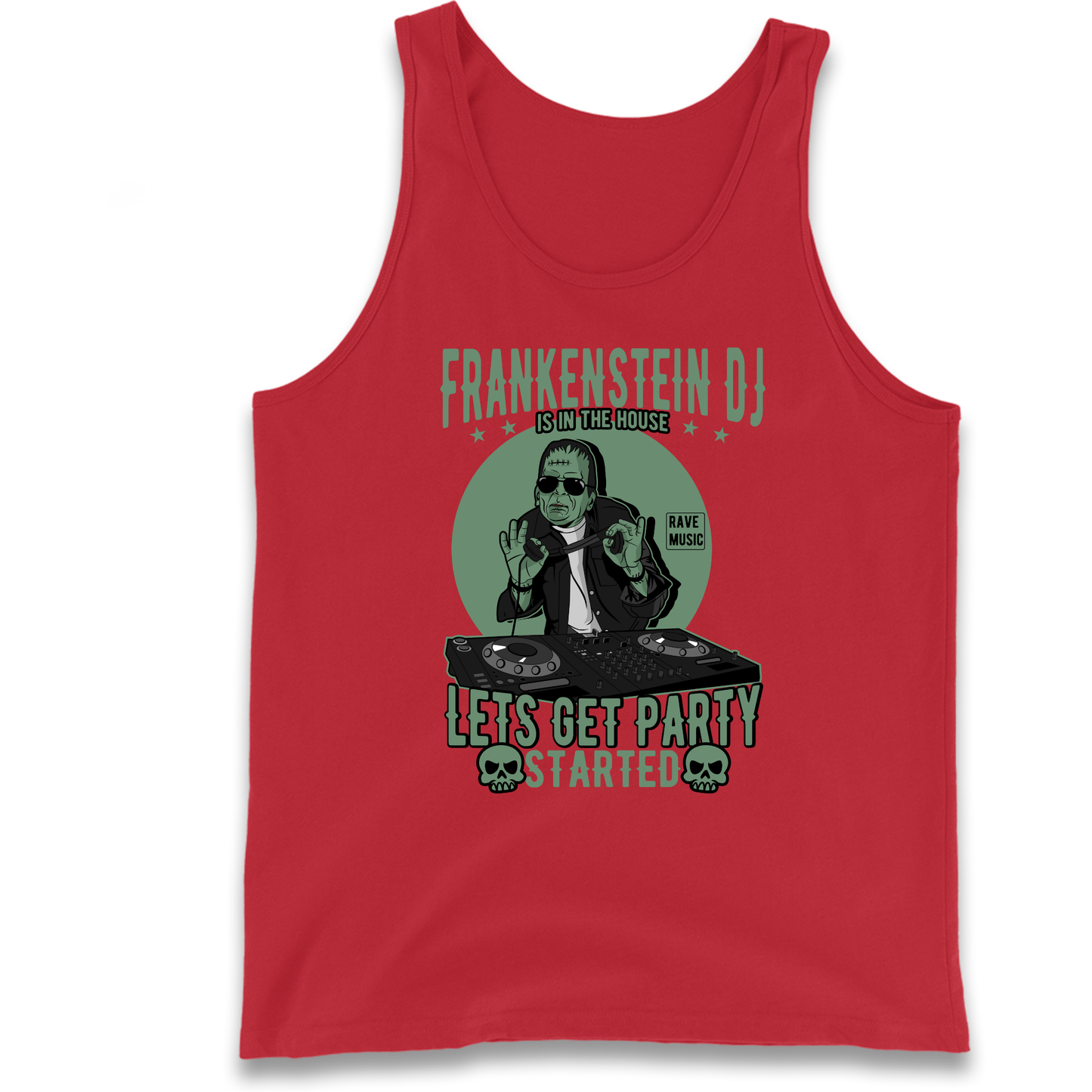Frankenstein DJ Tank Top