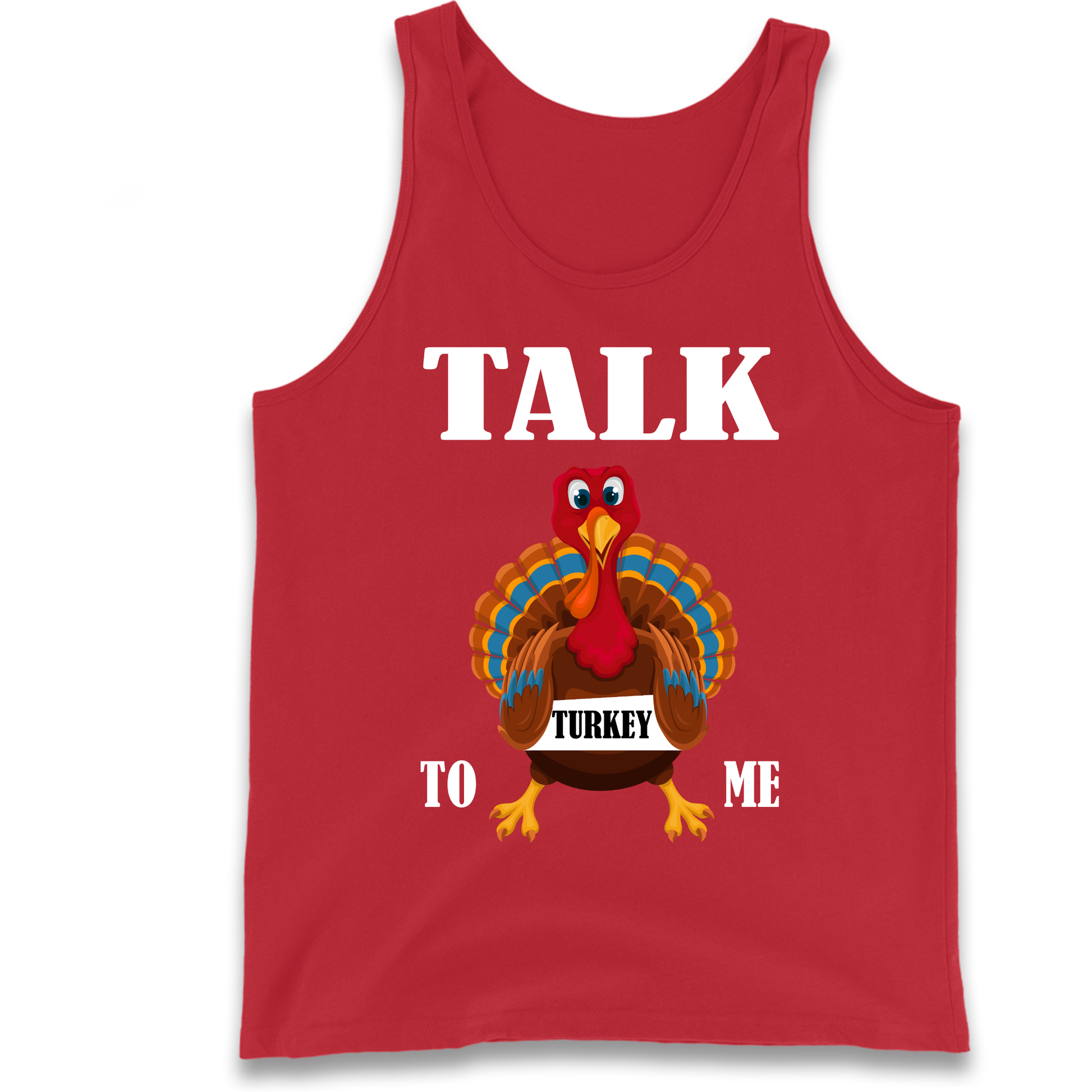 Talk Turkey To Me Christmas Tank Top