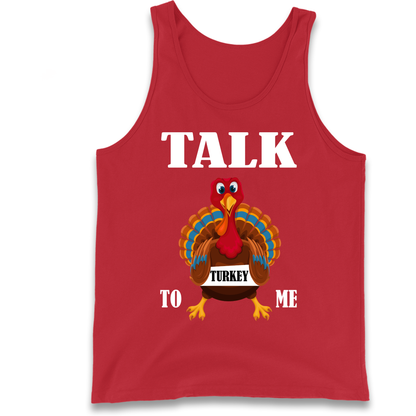 Talk Turkey To Me Christmas Tank Top