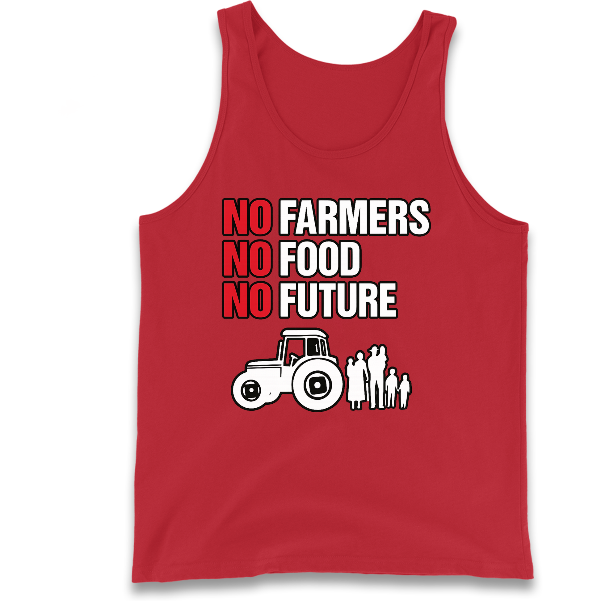 Farmers Agricultural Inheritance Tax Protest Tank Top