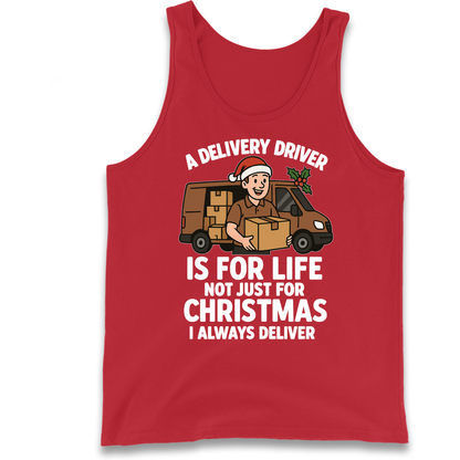Delivery Driver Christmas Tank Top
