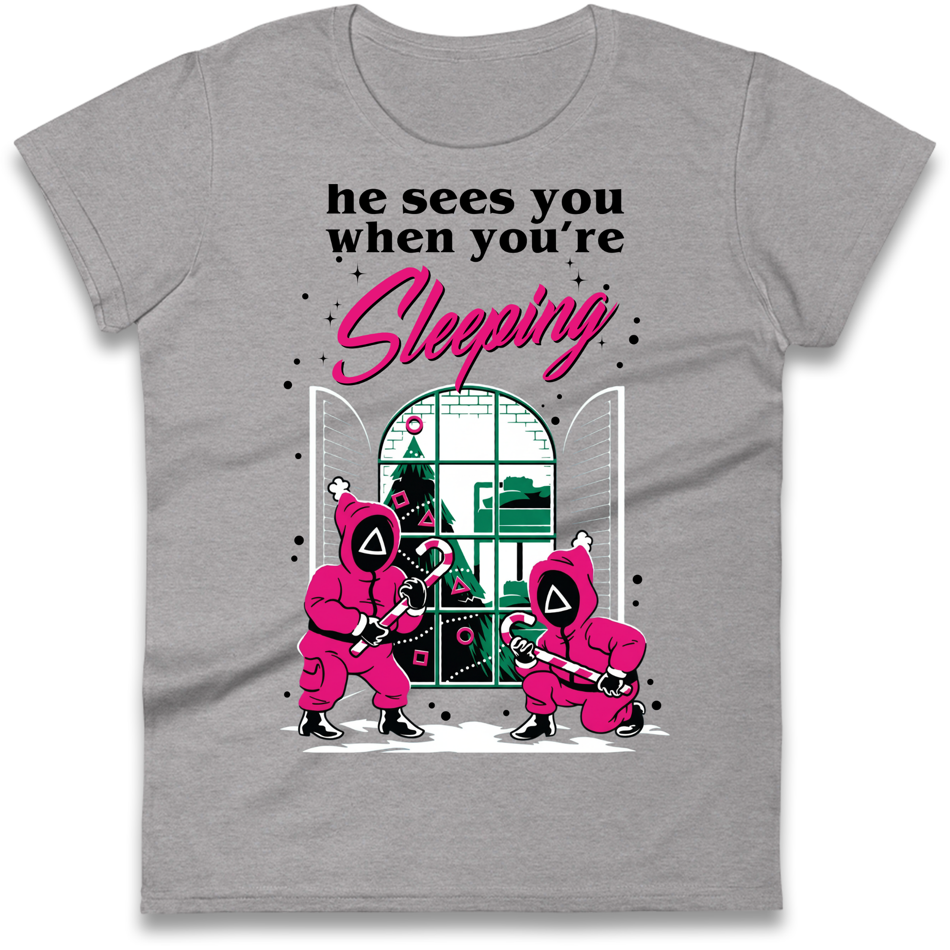 Squid Games Xmas Ladies Shirt