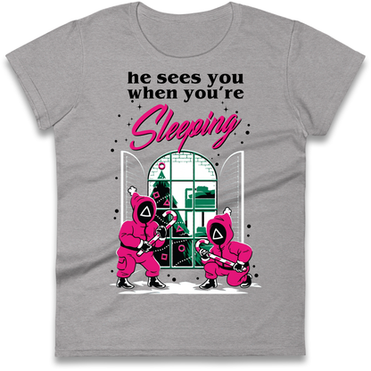 Squid Games Xmas Ladies Shirt