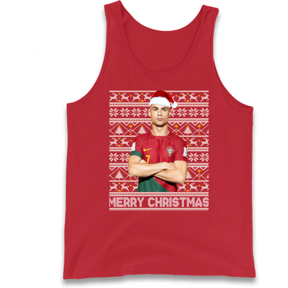 Merry Christmas Ronaldo Tank Top