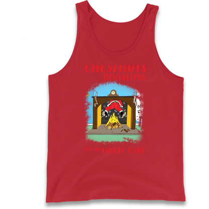 Chestnuts Roasting On An Open Fire Christmas Tank Top